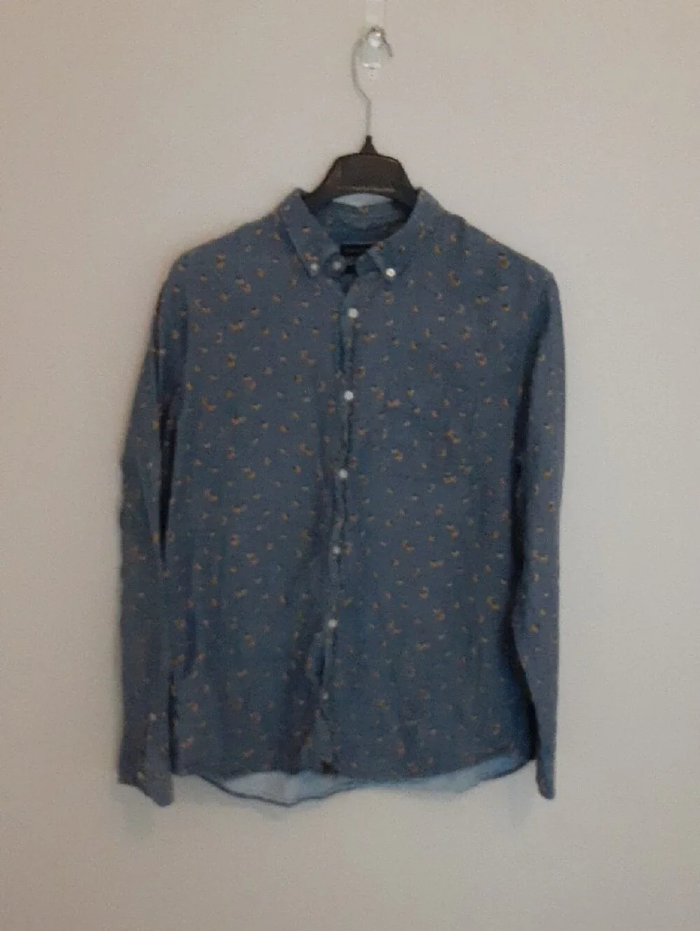 Banana Republic Blue Printed Lightweight Shirt